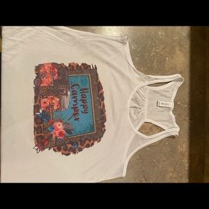 Happy camper racerback tank